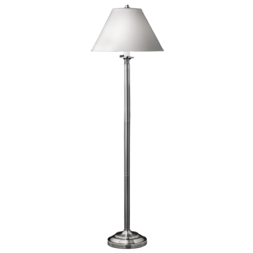 Floor Lamp, 60" H, Brushed Steel
